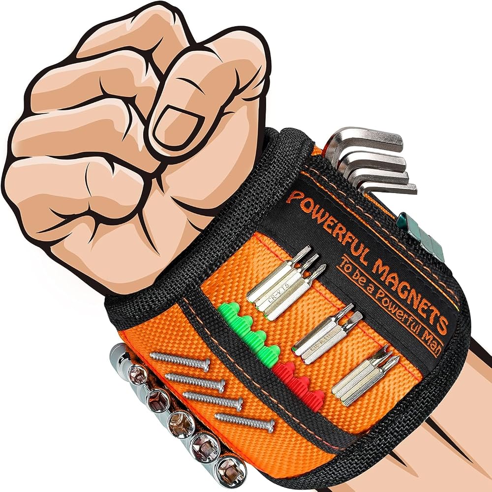 Bracelet magnétique porte-vis SOOFUN à 15 aimants