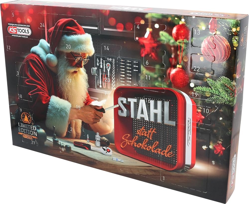 Calendrier de l’Avent KS Tools 899.1000, coffret douilles et embouts 46 pièces