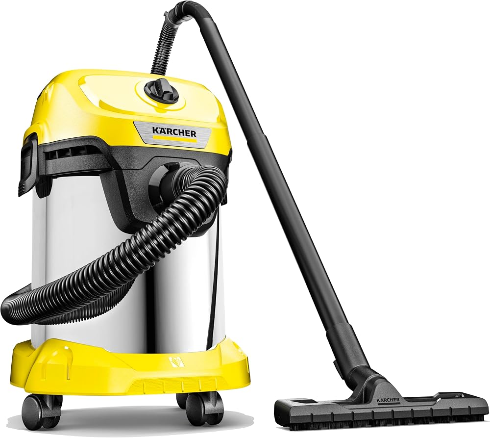 Aspirateur eau et poussières Kärcher WD 3 S V-17/4/20 à cuve inox